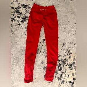 Red Alphalete amplify legging